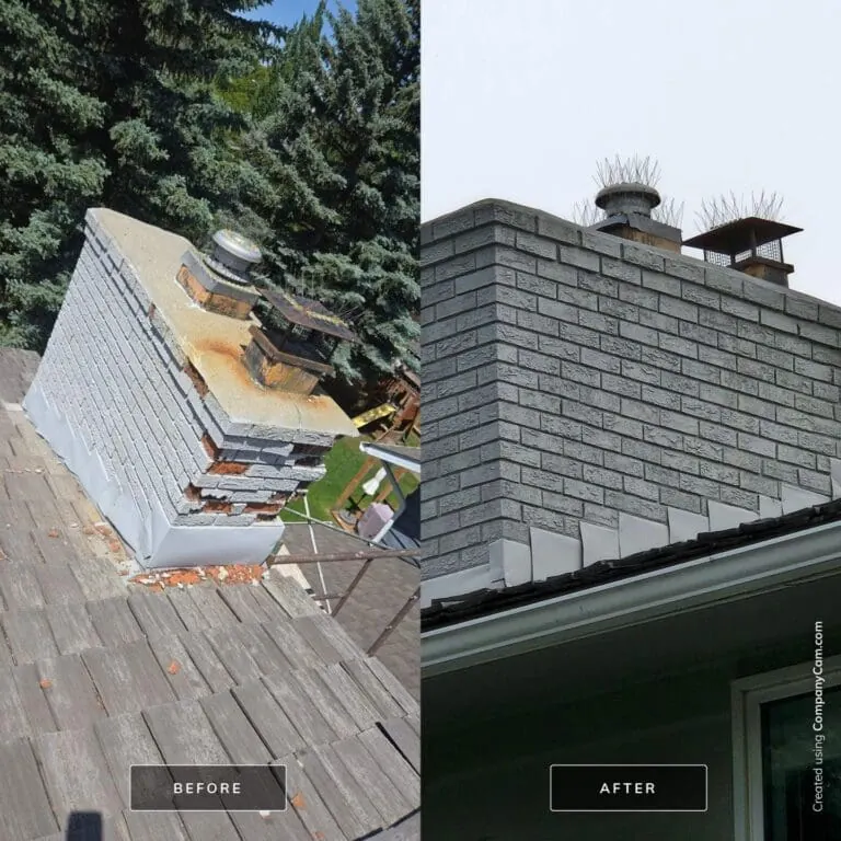 Painted Brick Repair completed by Martini Stone Masonry in Calgary and surrounding Alberta communities.