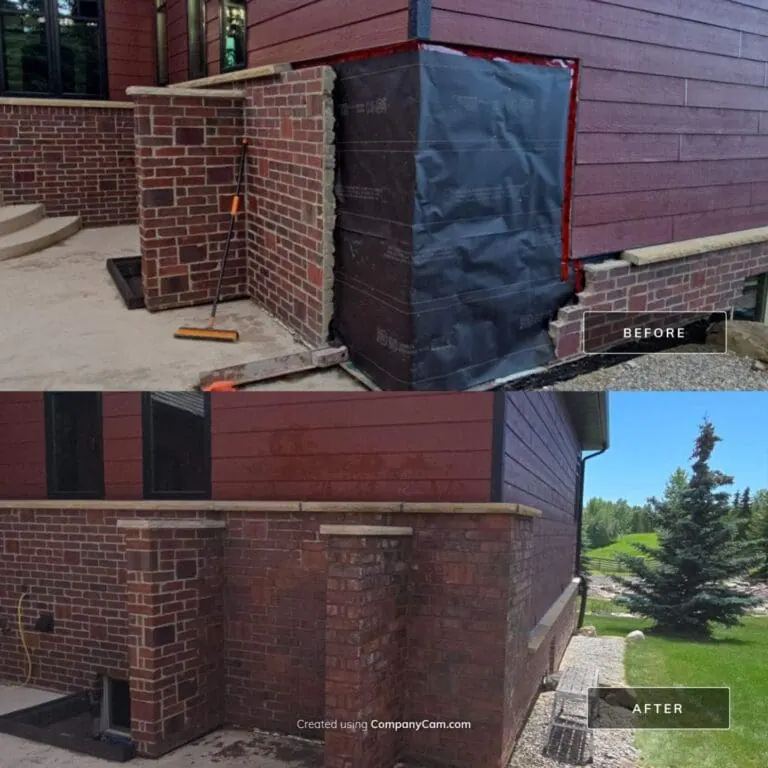 Red Brick Repair completed by Martini Stone Masonry in Calgary and surrounding Alberta communities.
