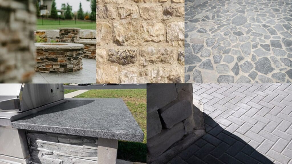 Types of Stone for Outdoor Construction in Calgary – Flagstone, Granite, Limestone, Concrete Pavers, and Veneer